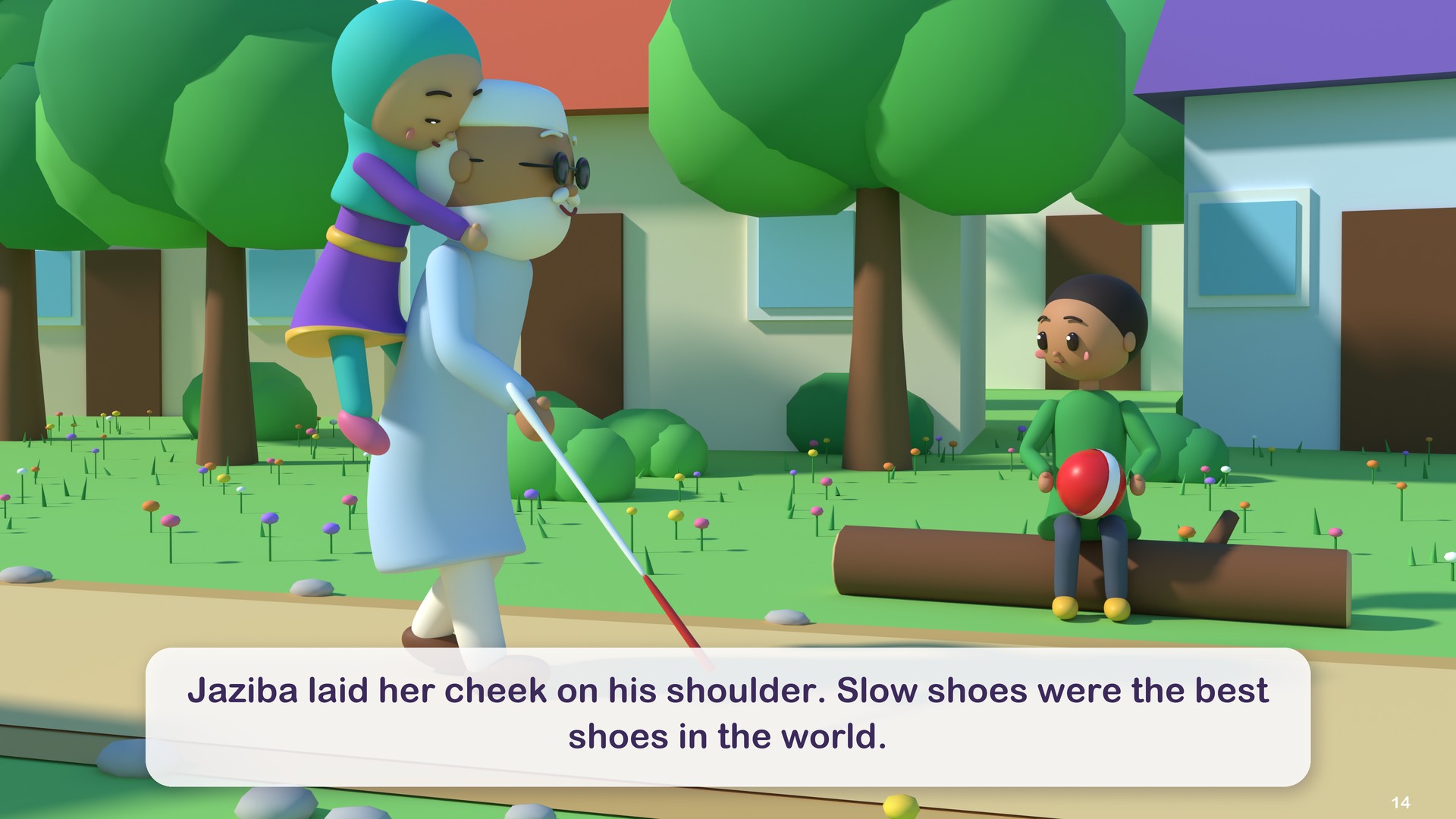 Jaziba laid her cheek on his shoulder. Slow shoes were the best shoes in the world.
