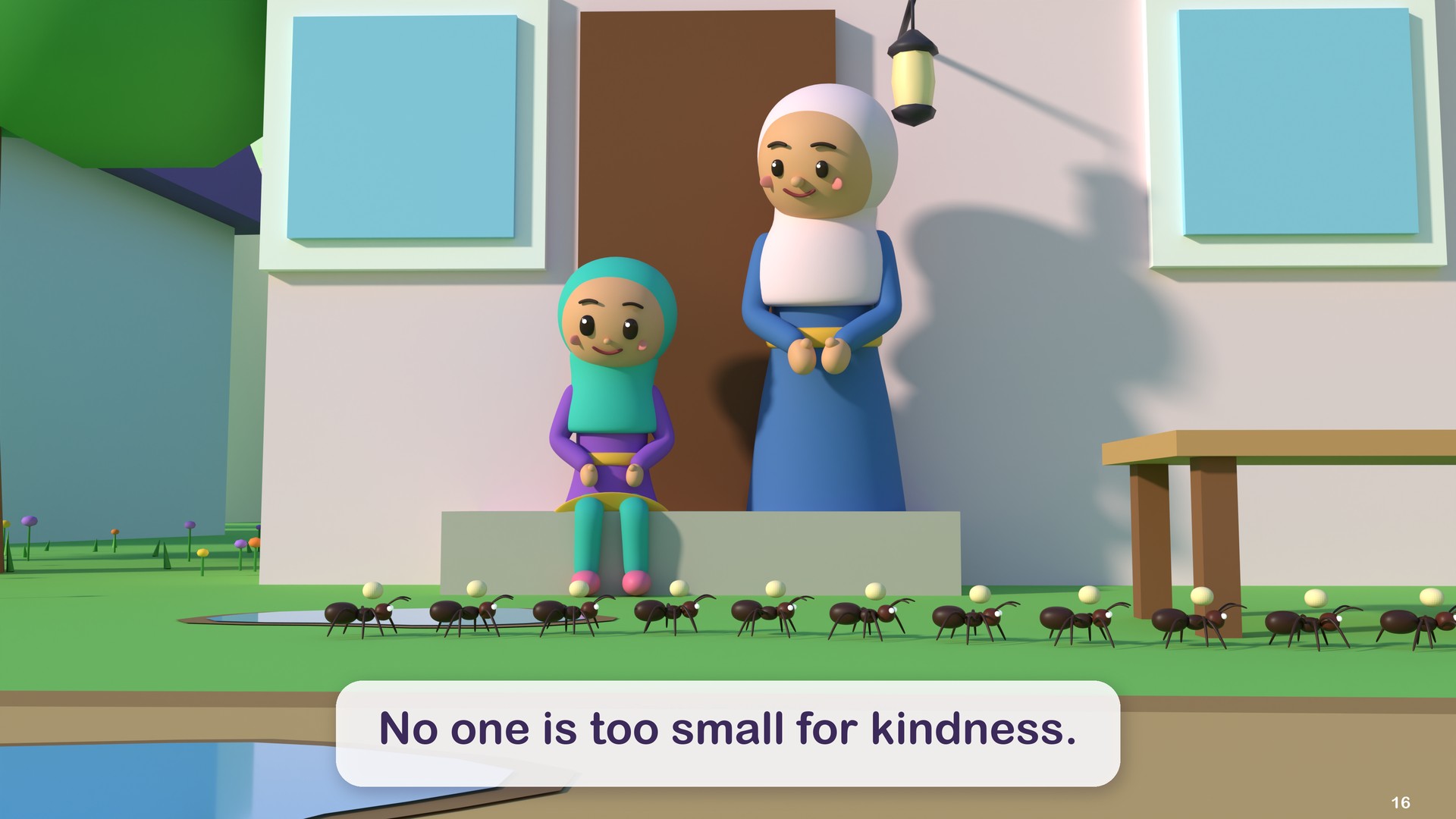 No one is too small for kindness.