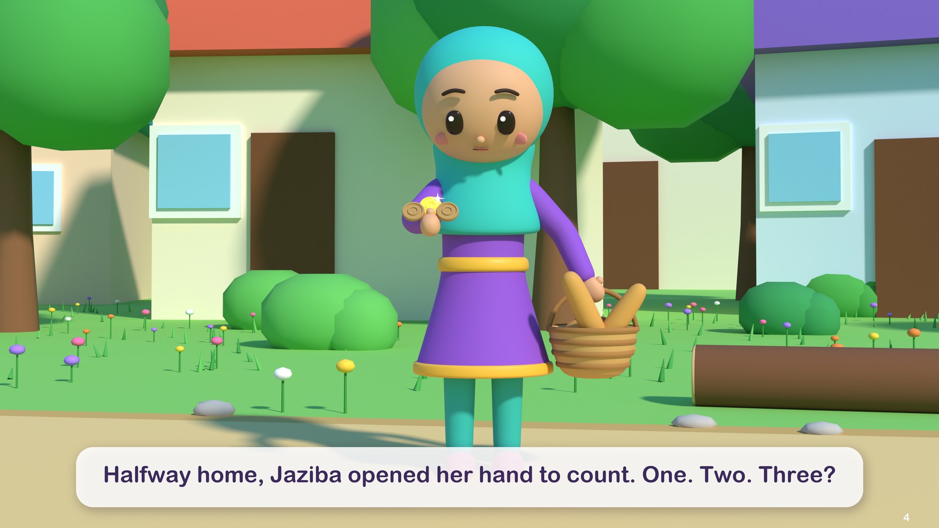 Halfway home, Jaziba opened her hand to count. One. Two. Three?