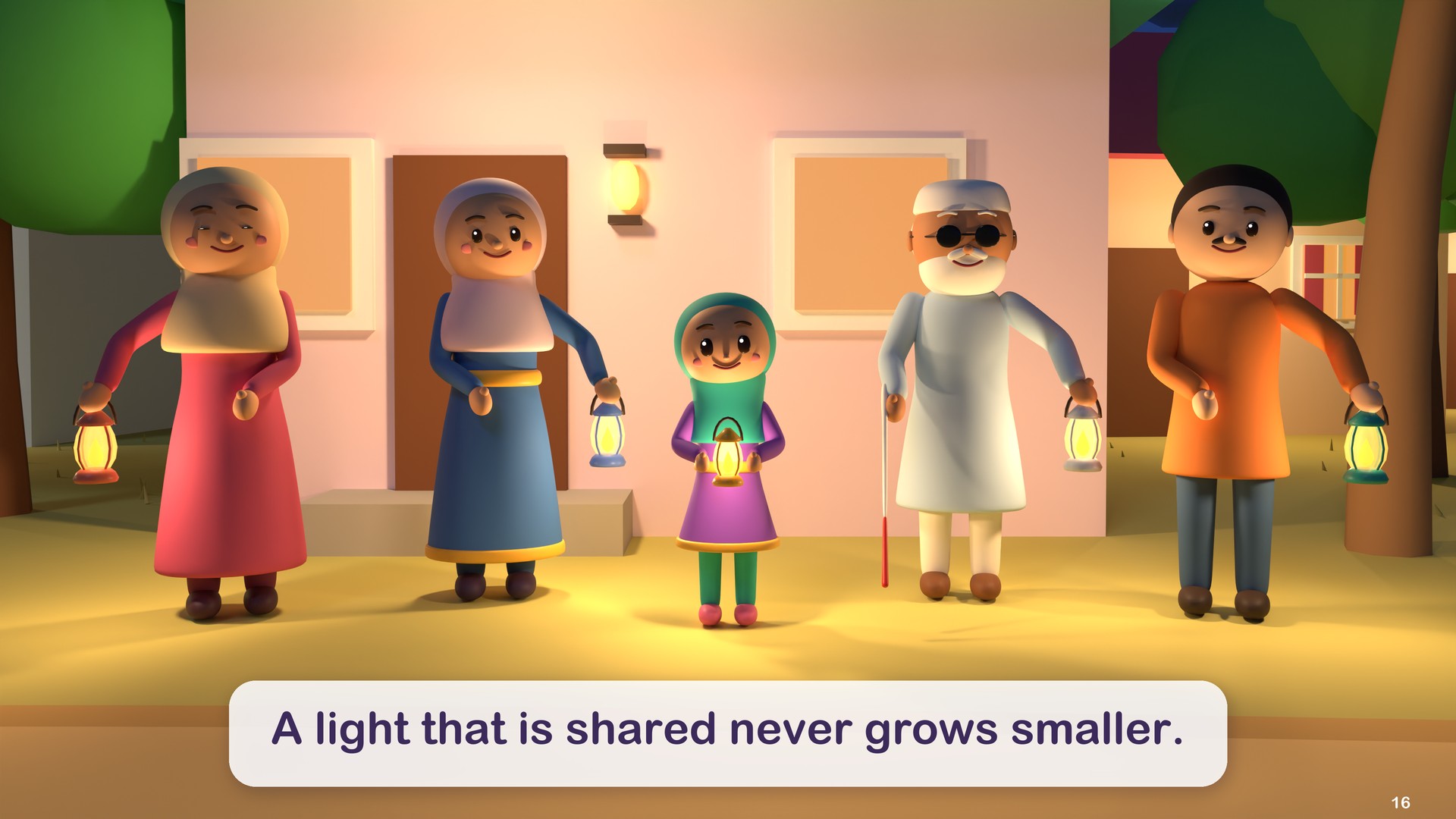 A light that is shared never grows smaller.