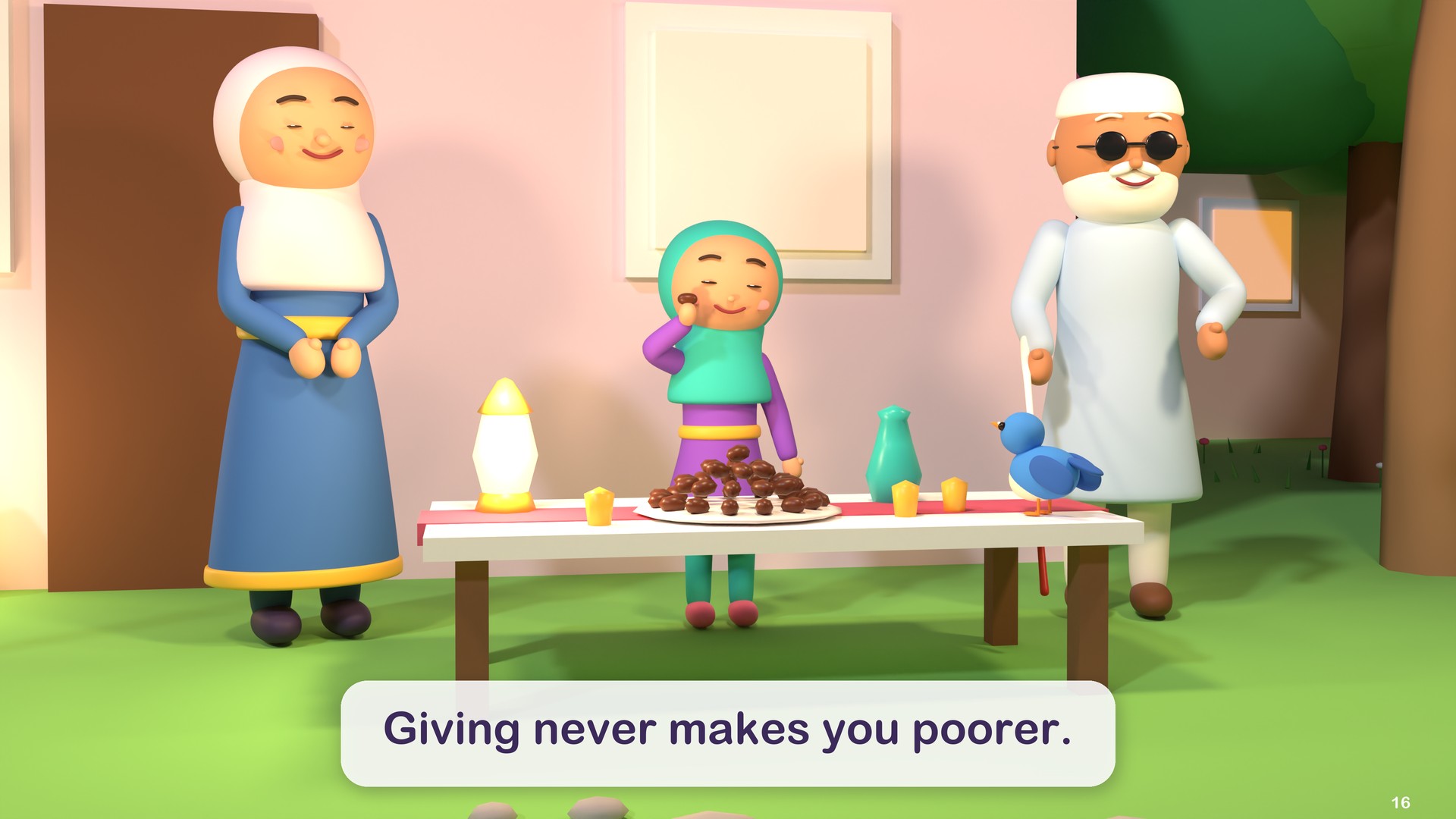 Giving never makes you poorer.